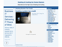 Tablet Screenshot of heatingforhome.com